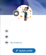 Screenshot of Office 365 Profile