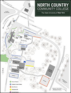 Saranac Lake campus map