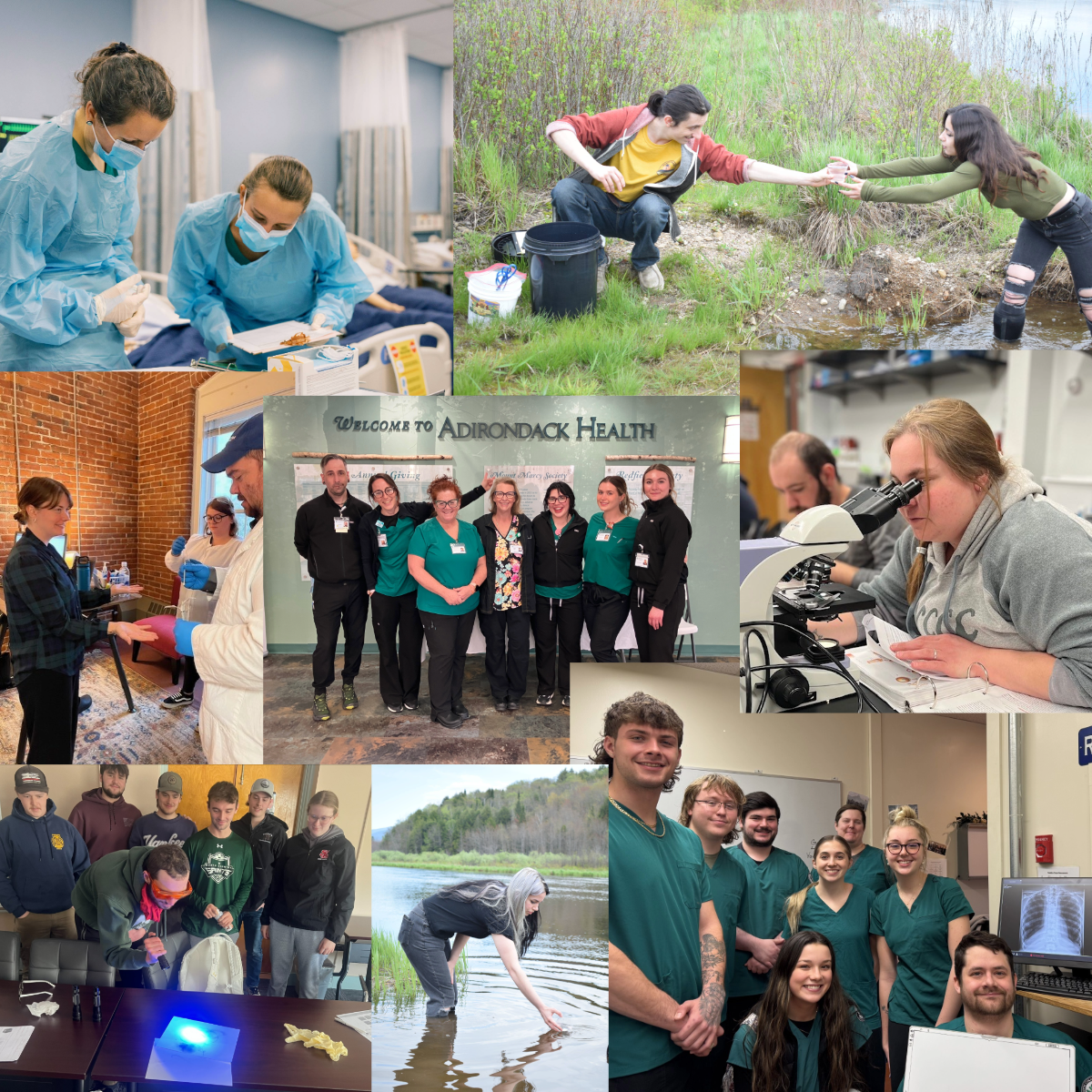 SUNY Reconnect can help you boost your earning power with a free associate degree in one of these high-demand fields A collage of photos of college students engaged in instruction and learning