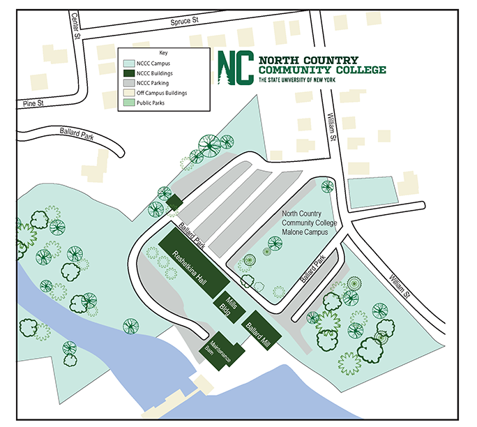 Malone Campus Map