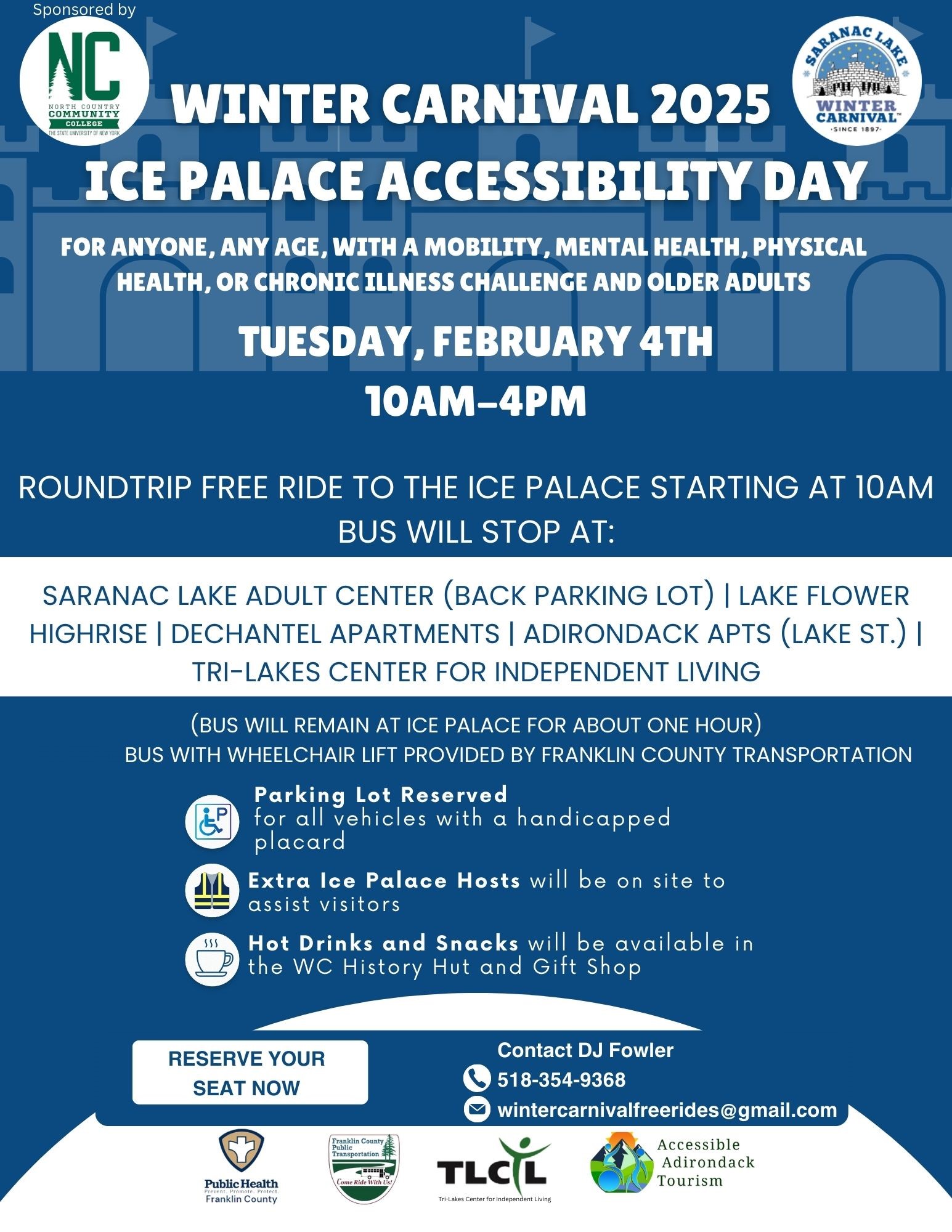 Ice Palace Accessibility Day sponsored by NCCC