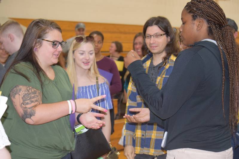 NCCC students at Fall '19 Orientation