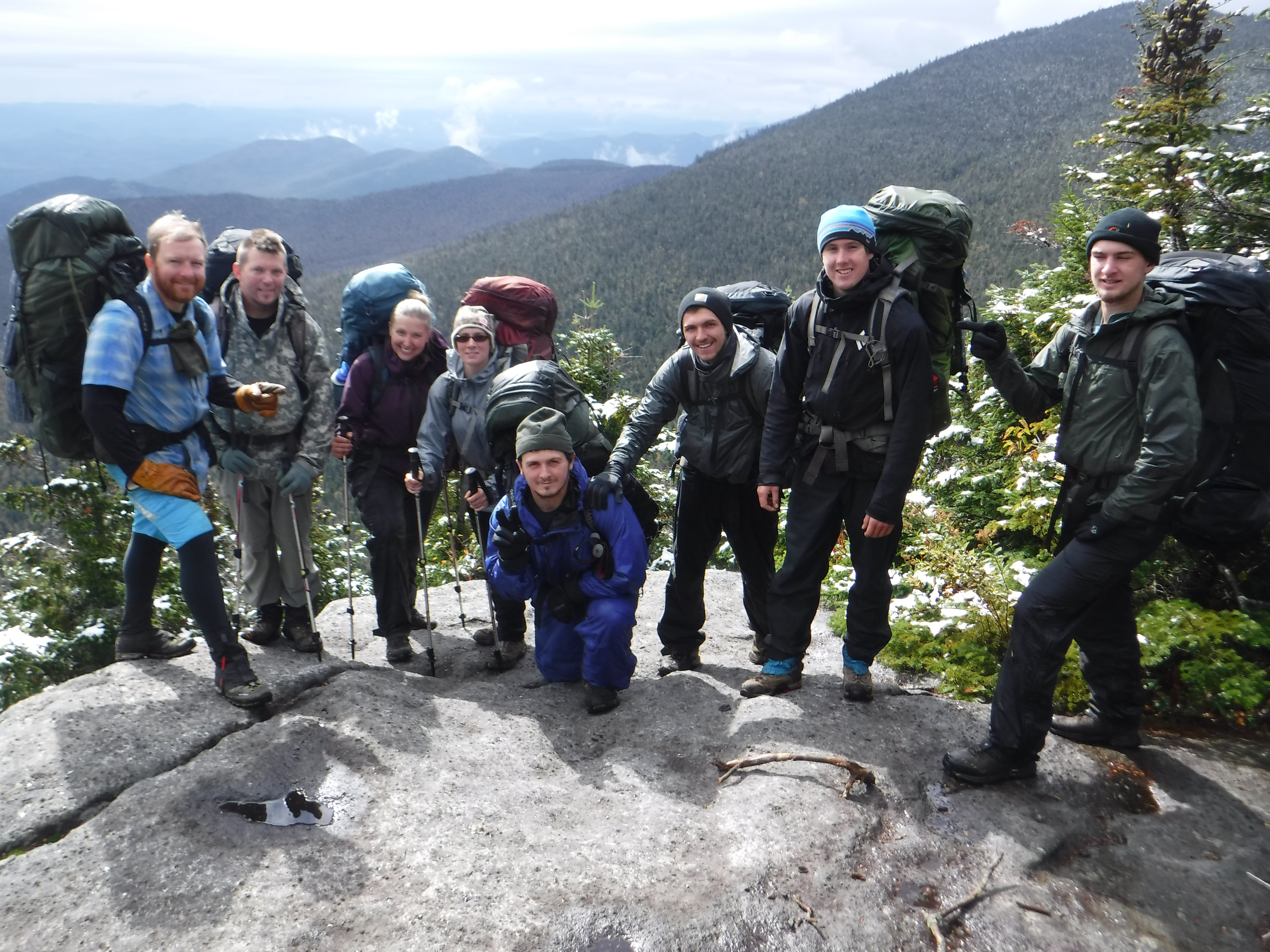 WRL students in High Peaks