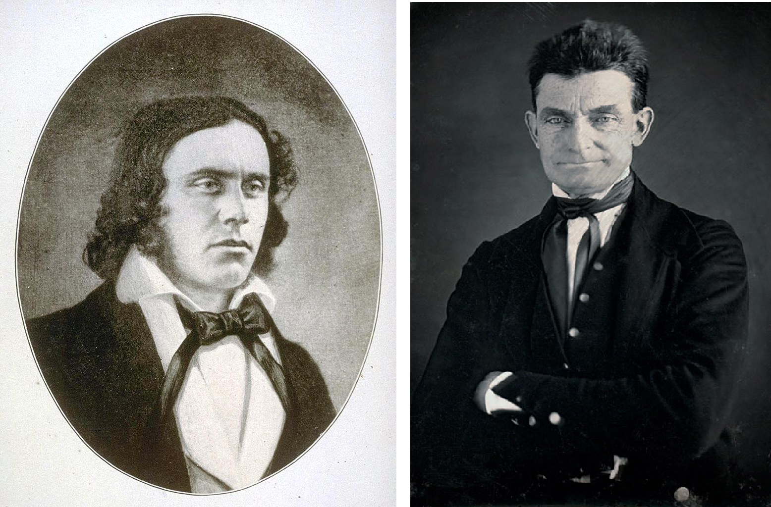Old pictures of Richard Henry Dana and John Brown